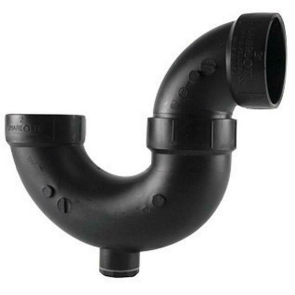 Pinpoint Charlotte Pipe & Foundry ABS00707X0600HA 1.5 in. P Trap - Black PI154091